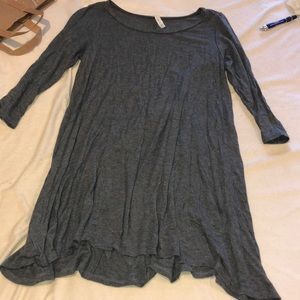 Cute 3 quarter length sleeves tunic dress